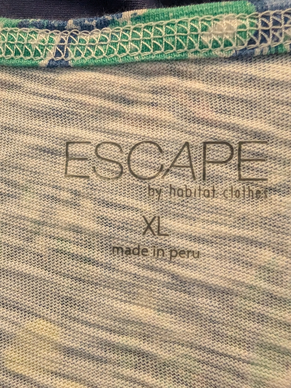 Escape Blue Floral Short Sleeve Tee - Picture 3 of 3